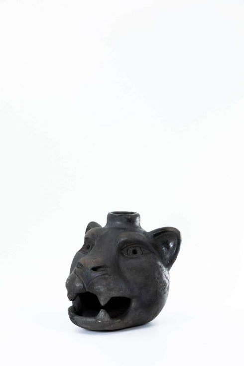 The Blackout Jaguar Head Candle Holder